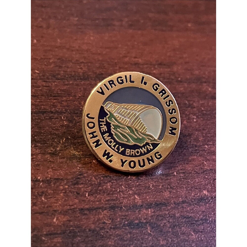 The Molly Brown Virgil‎ Grissom John Young NASA Lapel Hat Pin